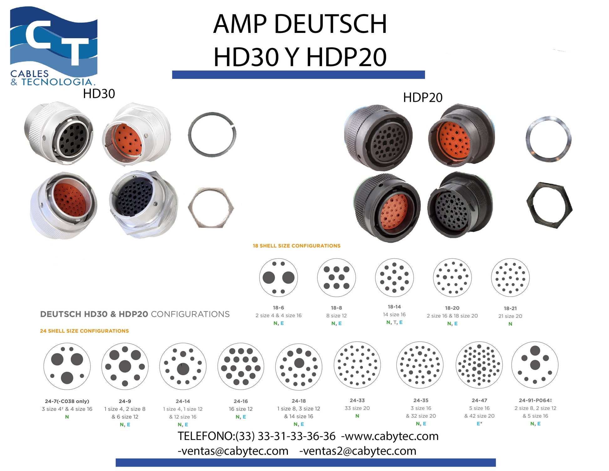 AMP HD30 Y HDP20